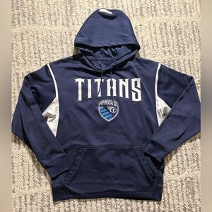 Titans lees summit west dark navy hoodie jacket sweatshirt size M
